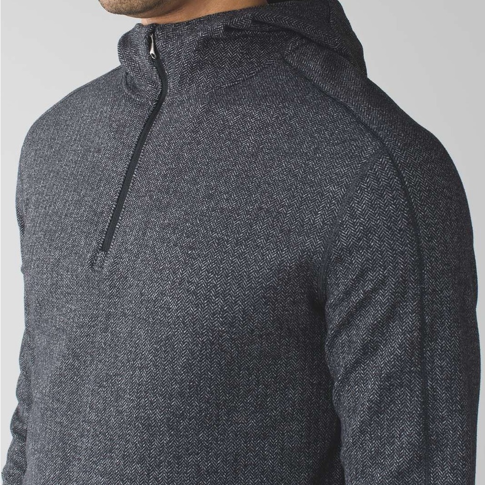 Lululemon Surge Herringbone Quarter-Zip Hoodie